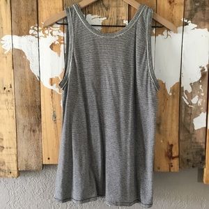 Rag & Bone Ryder scoop back striped tank